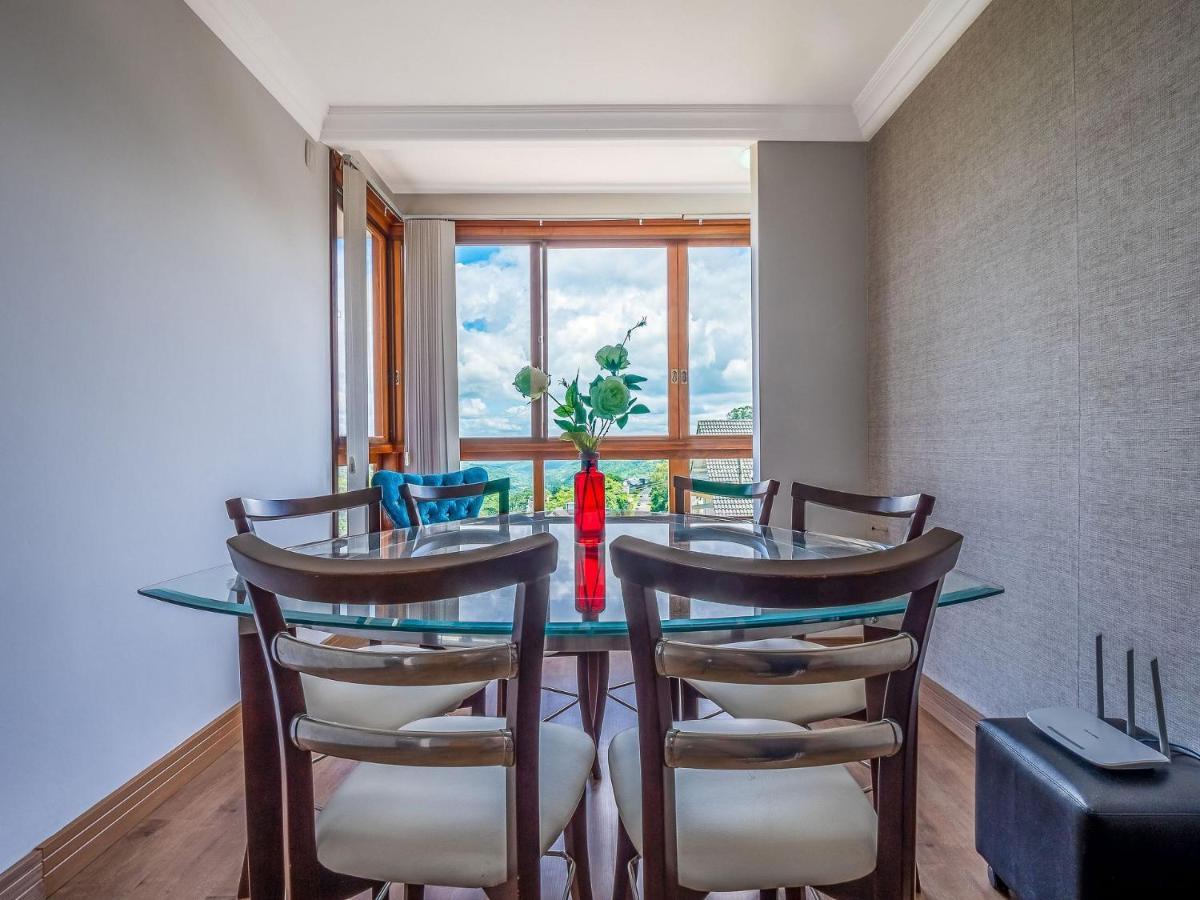 Cristo Rei 302 - Apartamento Em Gramado - Vista Para O Vale Appartamento Esterno foto