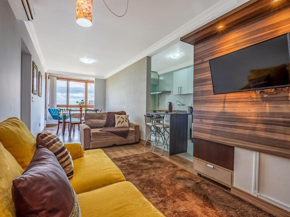 Cristo Rei 302 - Apartamento Em Gramado - Vista Para O Vale Appartamento Esterno foto
