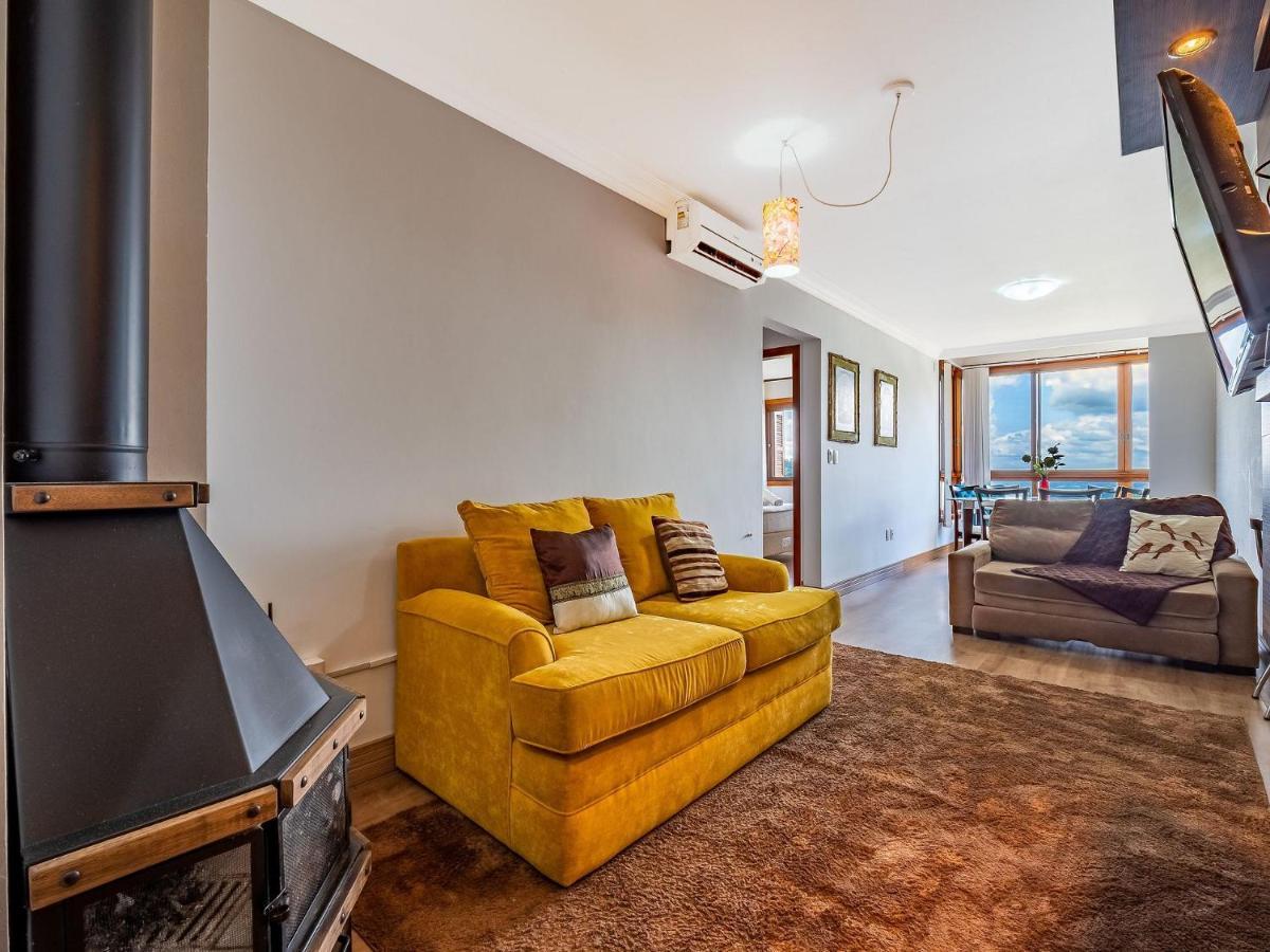 Cristo Rei 302 - Apartamento Em Gramado - Vista Para O Vale Appartamento Esterno foto