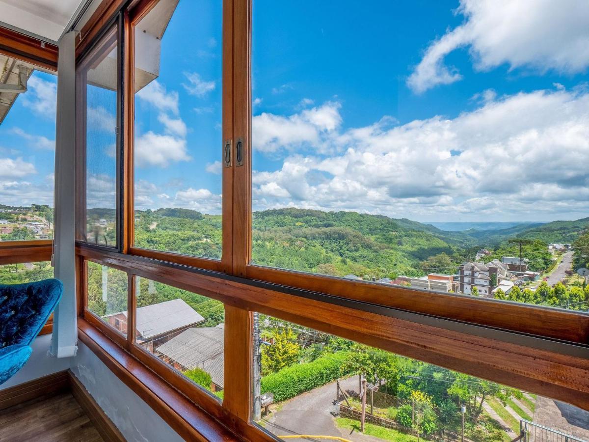 Cristo Rei 302 - Apartamento Em Gramado - Vista Para O Vale Appartamento Esterno foto