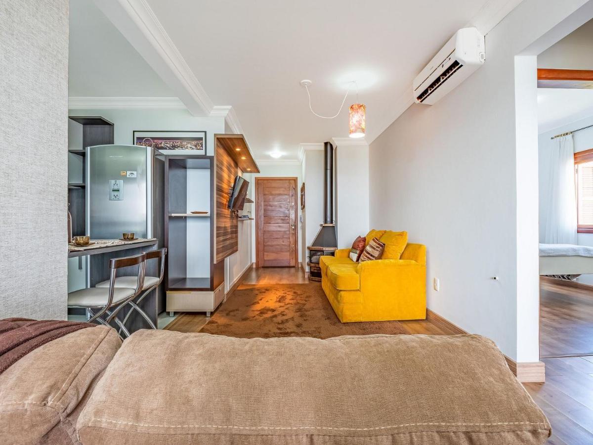 Cristo Rei 302 - Apartamento Em Gramado - Vista Para O Vale Appartamento Esterno foto